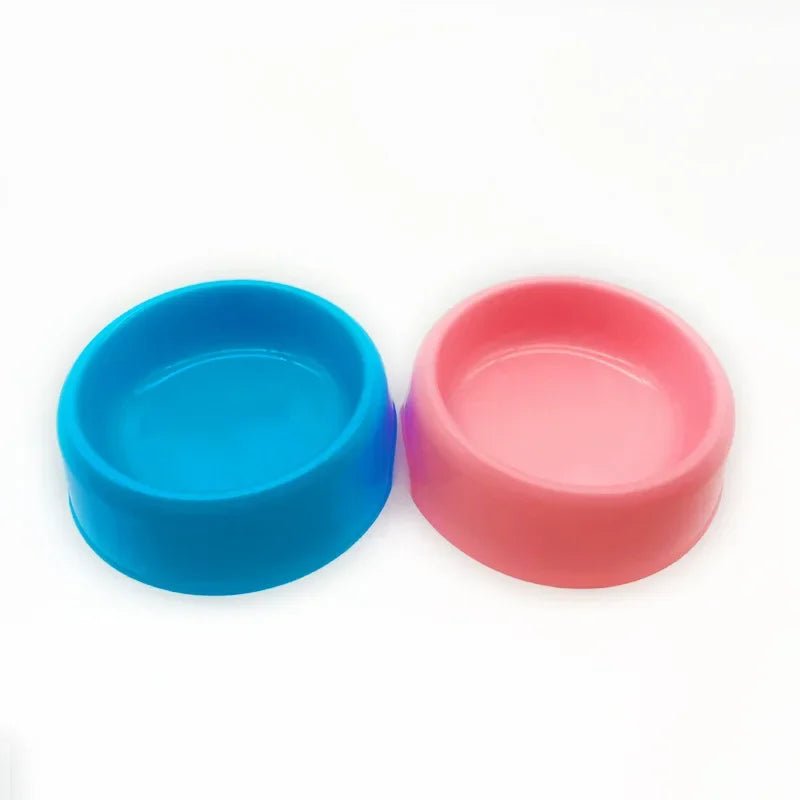 Pet Bowl Plastic Dog Cat Bowl Round