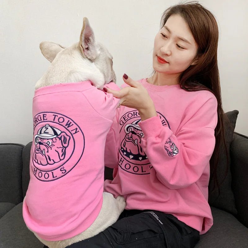 Fashionable Korean pet clothes for spring and autumn, available in various sizes for cats and dogs.fashionable pet clothes,