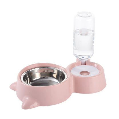 Bowl for cats 2 in 1 Water dispenser Automatic water storage