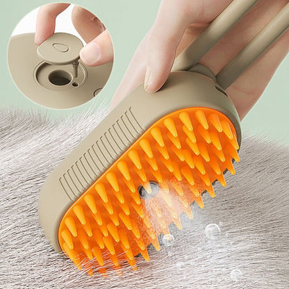 Cat Steam Brush Steamy Dog Brush 3 In 1 Electric Spray Cat Hair Brushes For Massage Pet Grooming Comb Hair Removal Combs Pet Products - My/ Goods_for_Pets