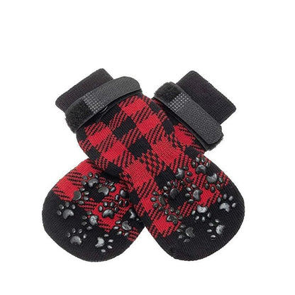 Christmas cute plaid warm socks knitted