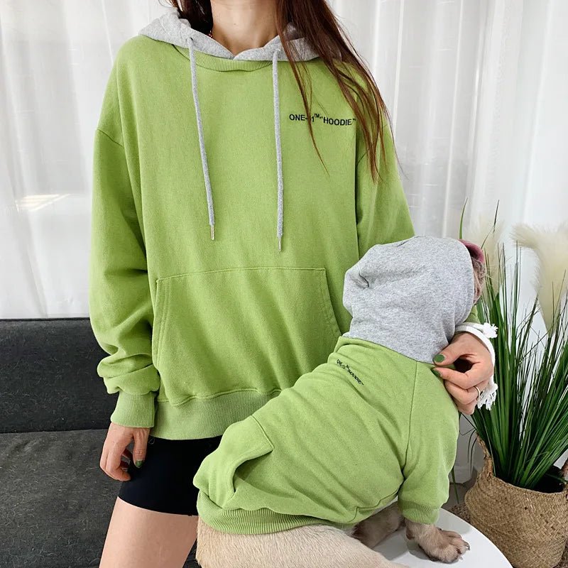 Pet clothing Cotton Sweater Dear friend, XS-4XL is dog clothes; adult size is adult clothes. Adult clothes, one size only, fits most people Clothing for adults is purchased separately Size for adults: Clothes length: 70 cm, bust: 154 cm