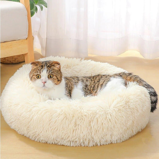 Dog Bed Super Soft Washable Long Plush Pet Kennel Deep Sleep Dog House Velvet Mats Sofa For Dog Basket Pet Cat Bed - My/ Goods_for_Pets