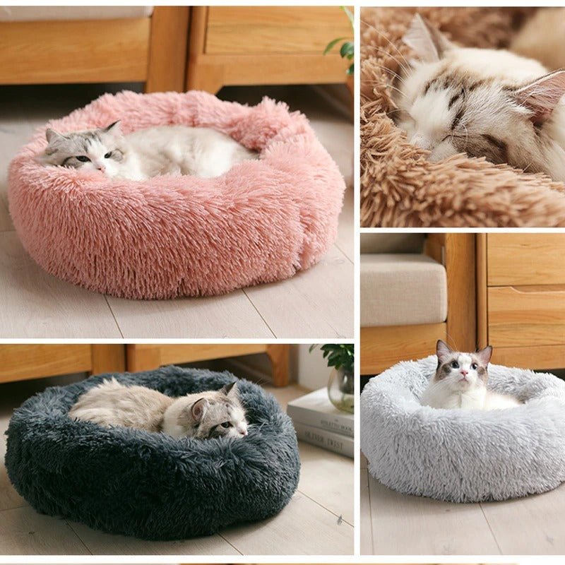 Dog Bed Super Soft Washable Long Plush Pet Kennel Deep Sleep Dog House Velvet Mats Sofa For Dog Basket Pet Cat Bed - My/ Goods_for_Pets