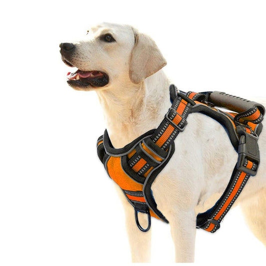 Dog Harness No Pull Breathable Reflective Pet Harness Vest - My/ Goods_for_Pets