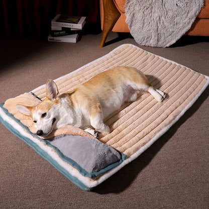 Dog Mat Comfortable Pad for Small and Large Dog Sleeping Bed Supplies - My/ Goods_for_PetsS 45x35x4.5cmComfortable dog mat is designed to provide a cozy and supportive sleeping surface for both small and large dogs. Made with quality materials, it promotes better rest and reduces the risk of joint pain. Give your furry friend the perfect place to rest and rejuvenate.4As PictureMy/ Goods_for_PetsMy/ Goods_for_Pets