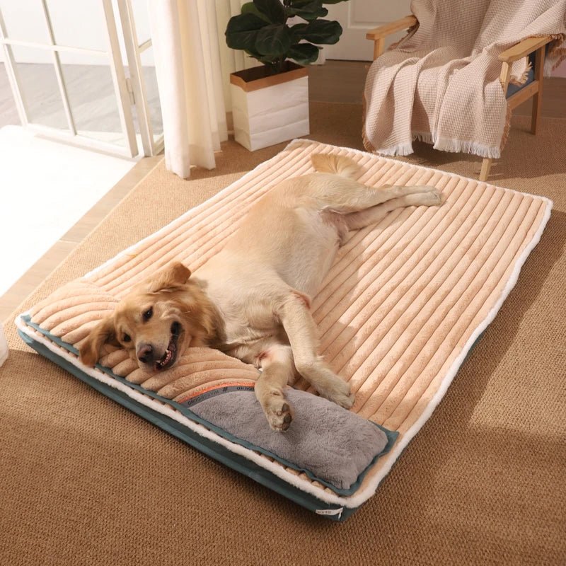 Dog Mat Comfortable Pad for Small and Large Dog Sleeping Bed Supplies - My/ Goods_for_PetsS 45x35x4.5cmComfortable dog mat is designed to provide a cozy and supportive sleeping surface for both small and large dogs. Made with quality materials, it promotes better rest and reduces the risk of joint pain. Give your furry friend the perfect place to rest and rejuvenate.4As PictureMy/ Goods_for_PetsMy/ Goods_for_Pets