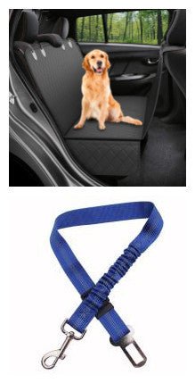 Hammock Car Back Seat Protector Mat with Zipper and Pocket for Travel - My/ Goods_for_Pets