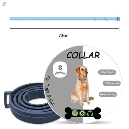 New 8 Month Dog Anti Flea And Tick Collar Dog and Cat Antiparasitic