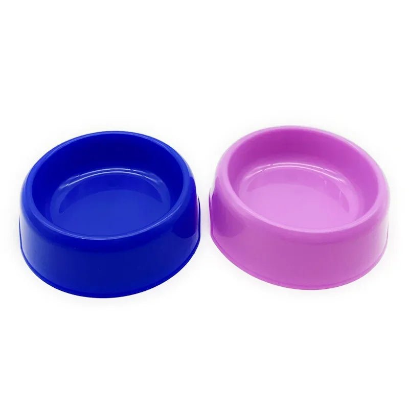 Pet Bowl Plastic Dog Cat Bowl Round