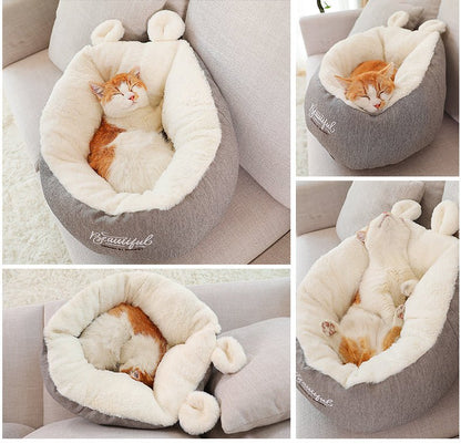 Pet Dog Bed Warming Soft Sleeping Bag Cushion Puppy Kennel - My/ Goods_for_Pets