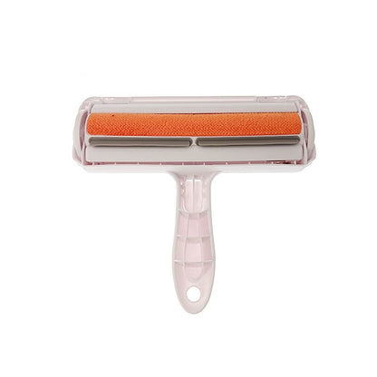 Fur from carpets, furniture, clothing, and other surfaces can be effortlessly removed with this roller