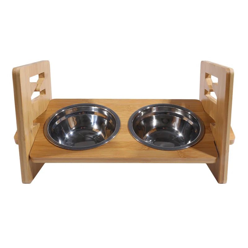 Raised Dog Taco Bowls with Adjustable Stand