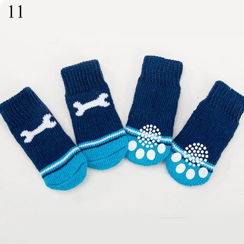 Warm Puppy Dog Shoes Soft Pet Knits Socks