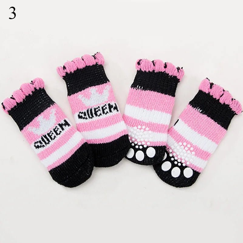 Warm Puppy Dog Shoes Soft Pet Knits Socks