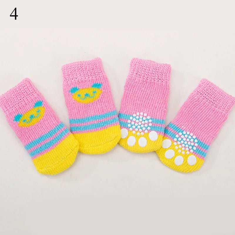 Warm Puppy Dog Shoes Soft Pet Knits Socks