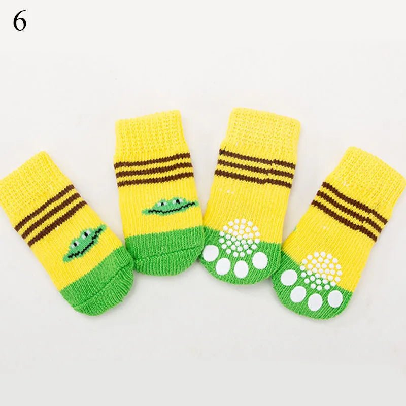 Warm Puppy Dog Shoes Soft Pet Knits Socks