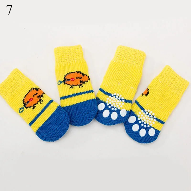 Warm Puppy Dog Shoes Soft Pet Knits Socks