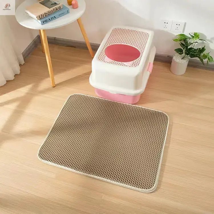 Waterproof EVA double-layer cat litter mat