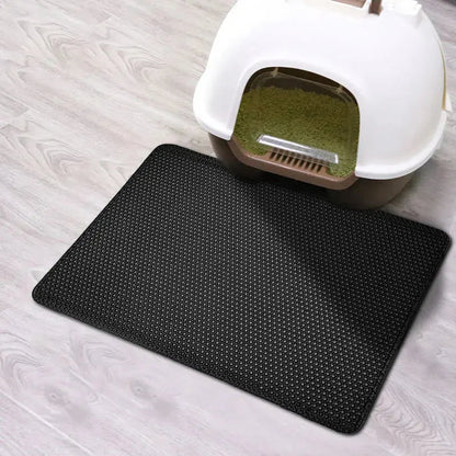 Waterproof EVA double-layer cat litter mat